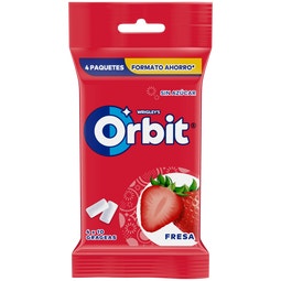 Chicle sin azúcar con edulcorantes y sabor a fresa image